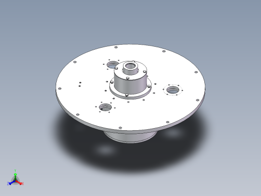 灌装缸与灌装阀设计【三维SolidWorks】正等轴测缩略图