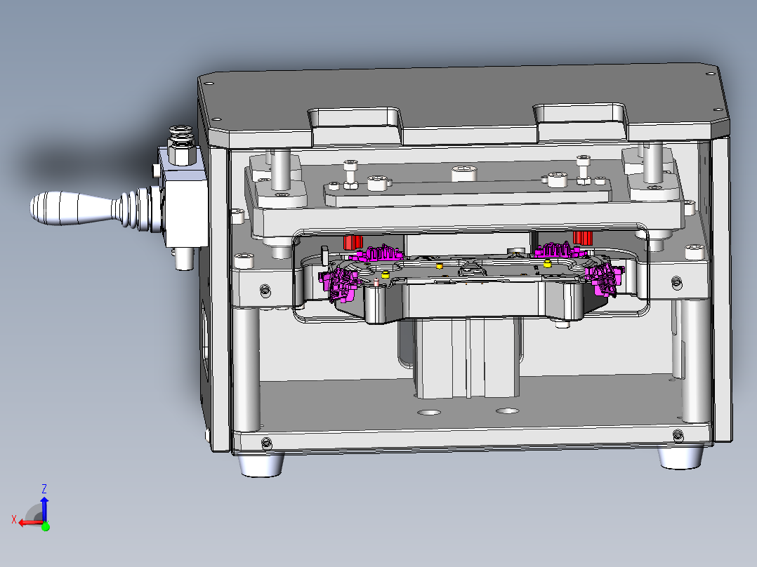 注塑后整形治具