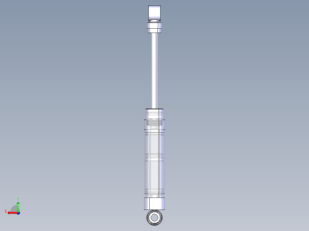 单筒氮气阻尼可调减震器1424743===50后视图