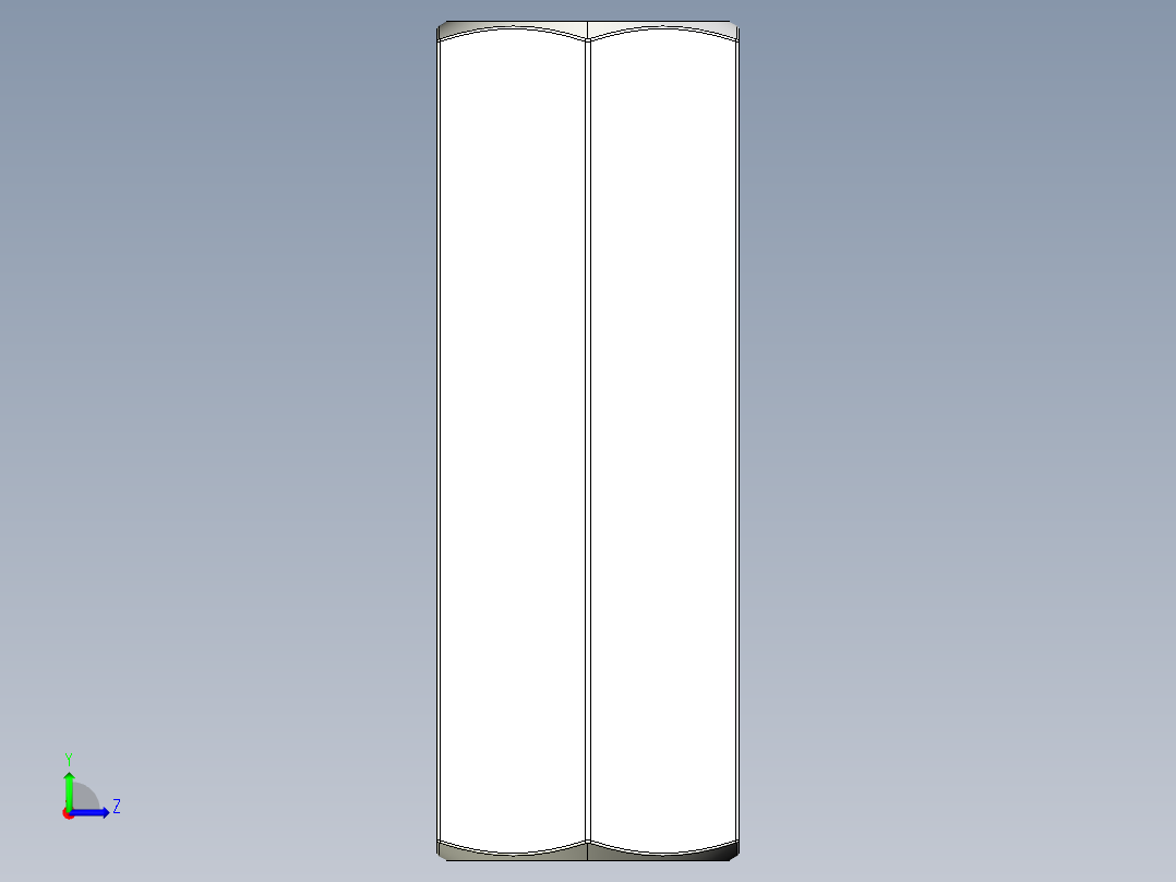 紧固件-STEP 0.2500 Coupler左视图