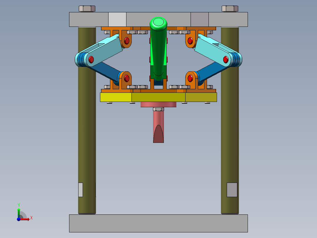 压紧机构-2前视图