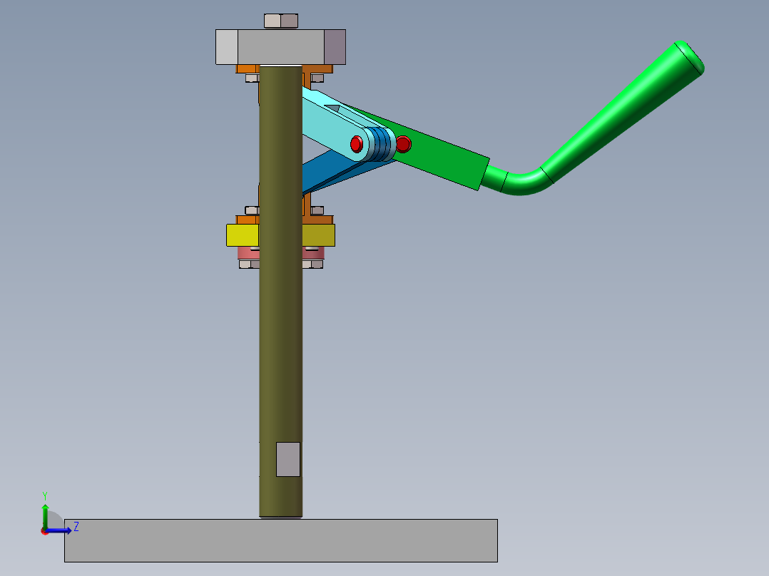 压紧机构-2左视图