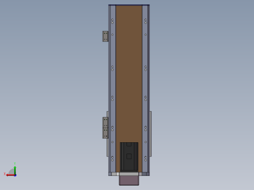 电动滑台模组SDM136下折模型后视缩略图