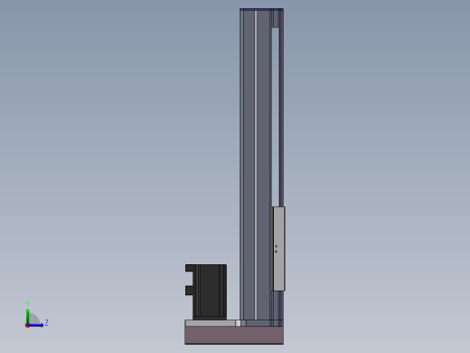 电动滑台模组SDM136下折模型左视缩略图