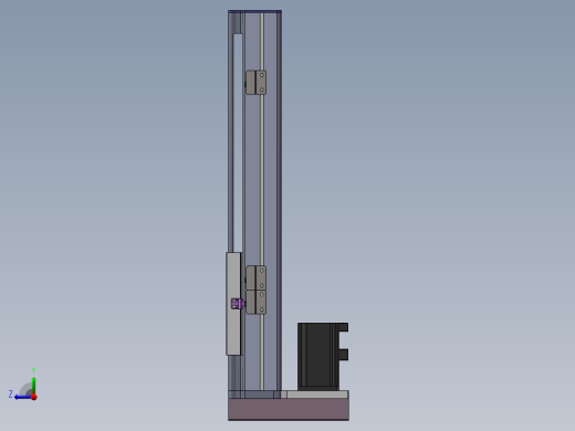 电动滑台模组SDM136下折模型右视缩略图