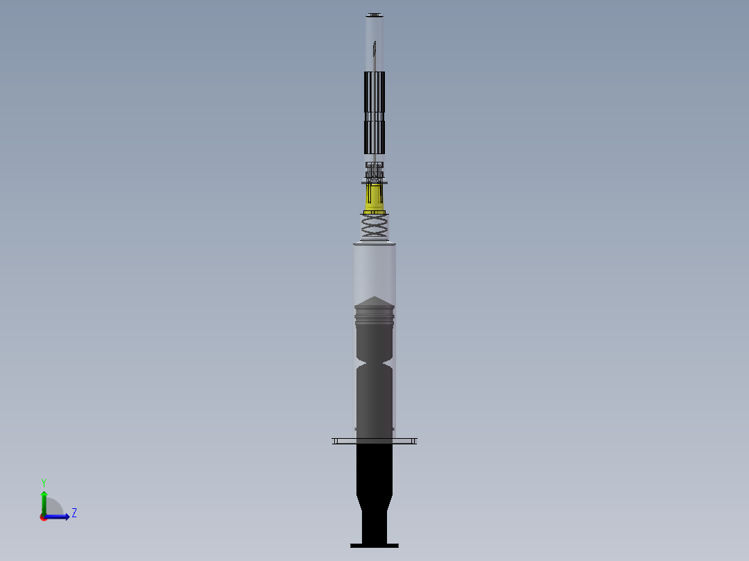 皮下注射器左视图