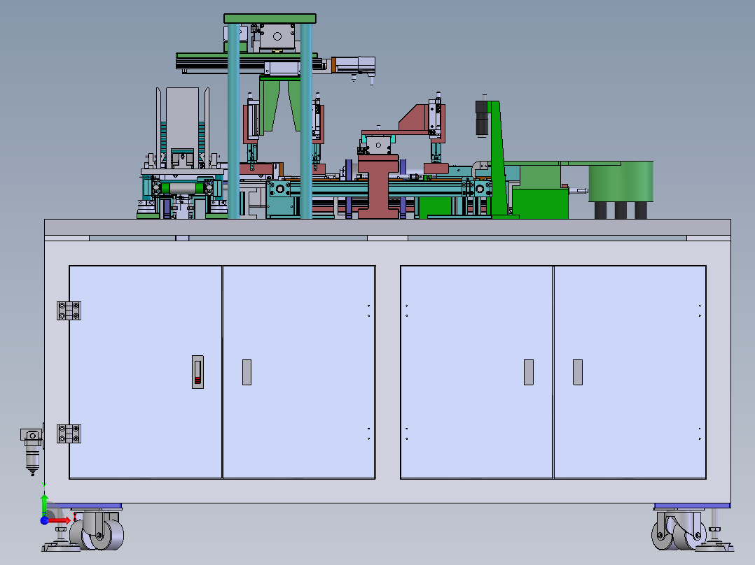全自动充磁机（含DFM）sw17可编辑前视图