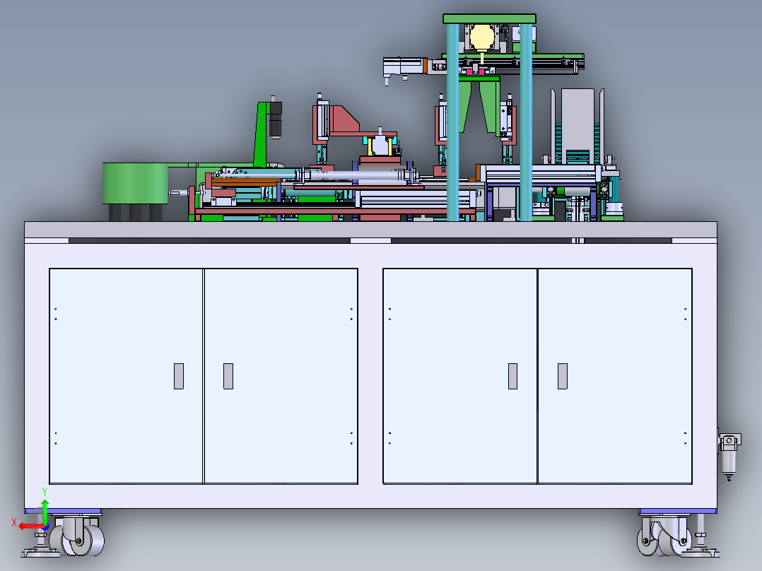 全自动充磁机（含DFM）sw17可编辑后视图