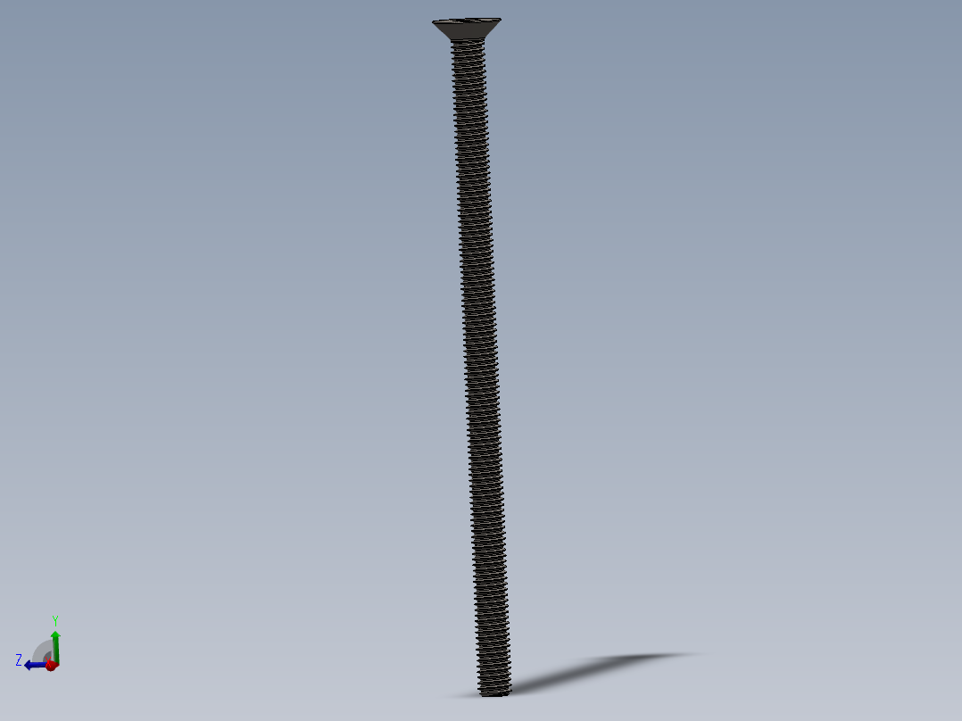 Screw_ISO_10642_M6x120_A2.SLDPRT主视图