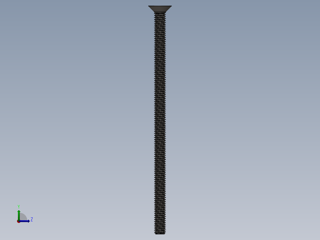 Screw_ISO_10642_M6x120_A2.SLDPRT左视图
