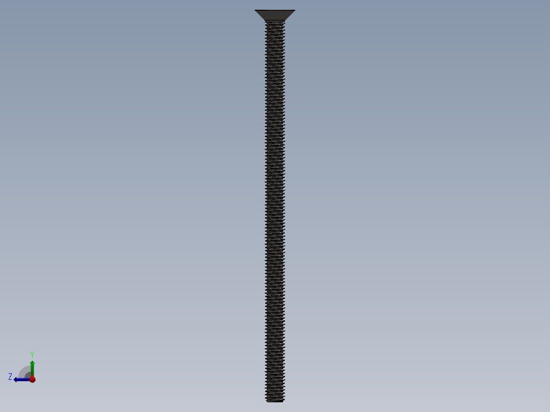 Screw_ISO_10642_M6x120_A2.SLDPRT右视图