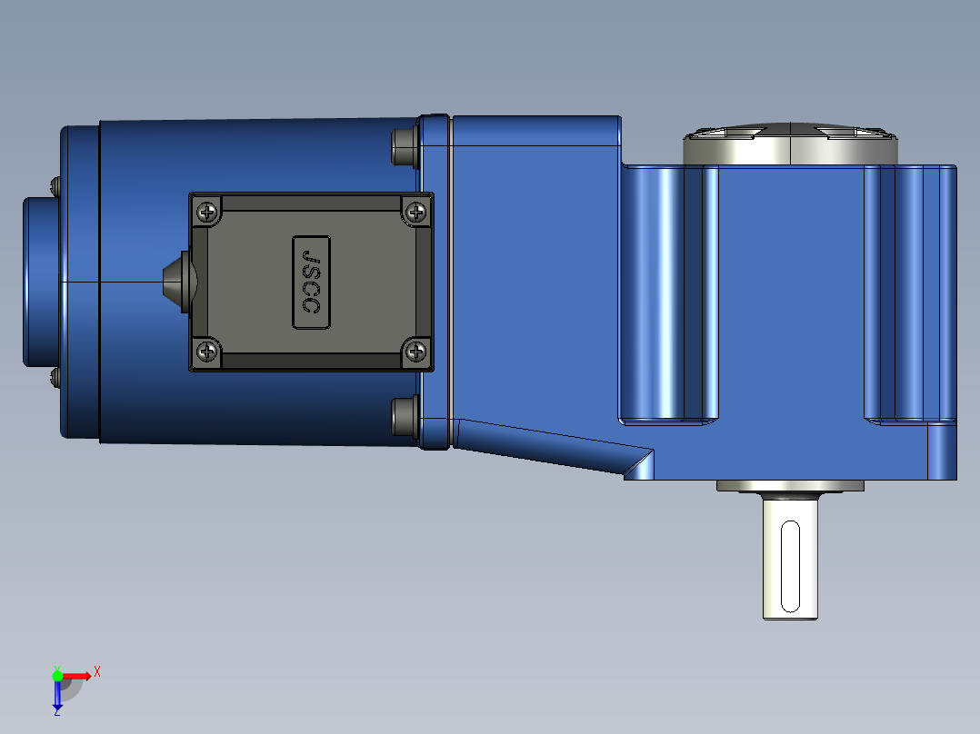 YT系列调速电机-40yt02-180俯视图
