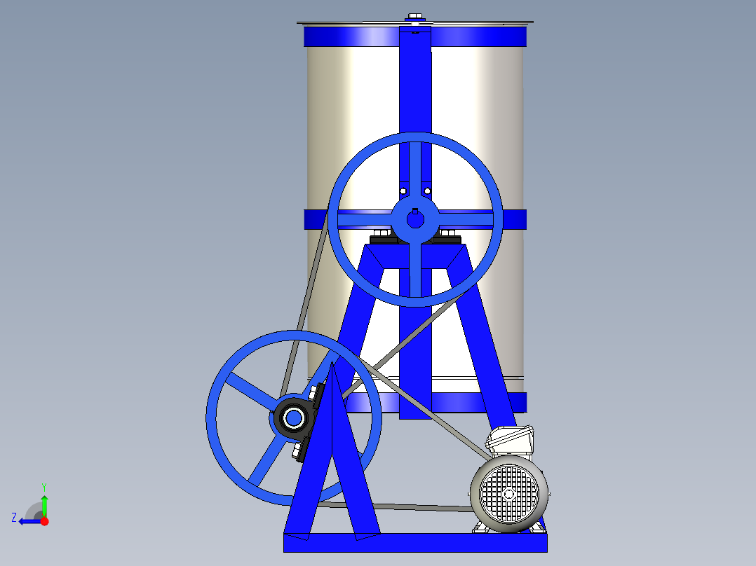 B3003450-塑料颜料混合器右视图
