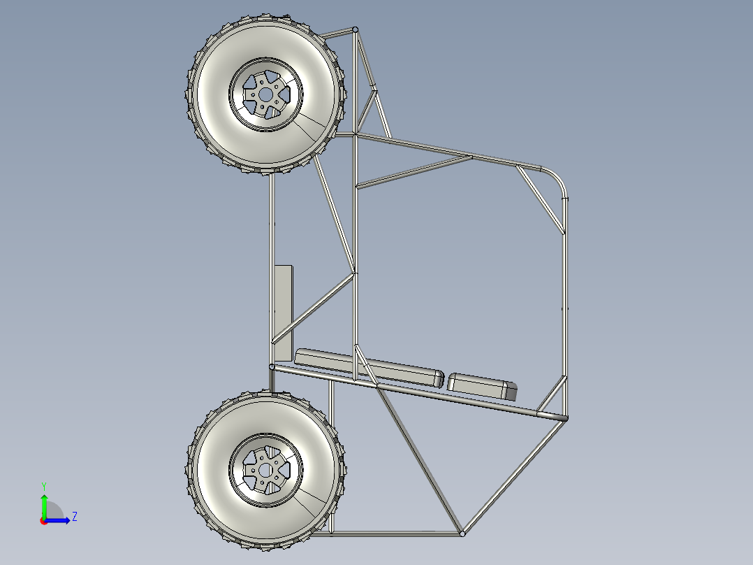 A3003920-单座全地形车卡丁车 ATV左视图
