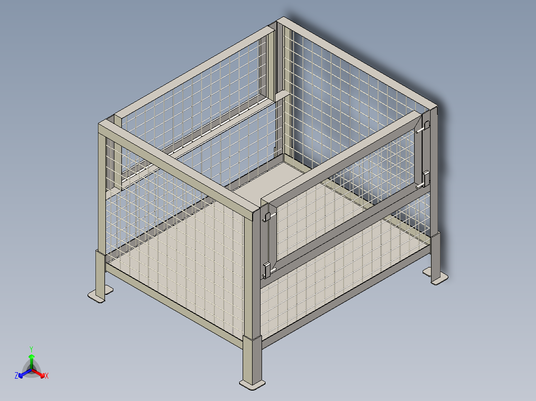 B2004290-钢托盘主视图