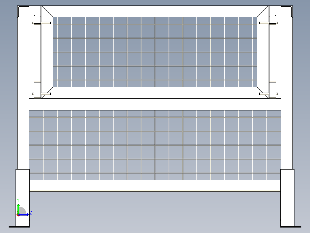 B2004290-钢托盘左视图