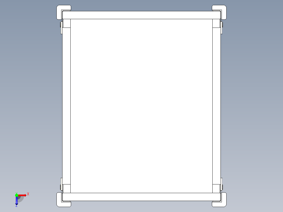 B2004290-钢托盘俯视图