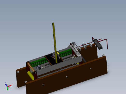 数控机床、Q管来弧线加工机床设备设计3D模型 Solidworks设计