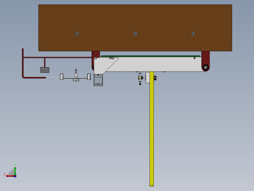 数控机床、Q管来弧线加工机床设备设计3D模型 Solidworks设计后视缩略图