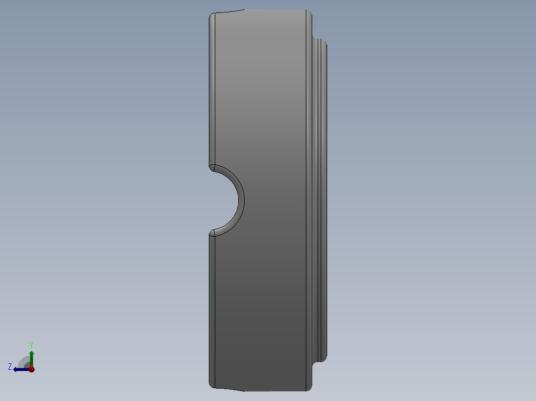 烟灰缸(33)右视图