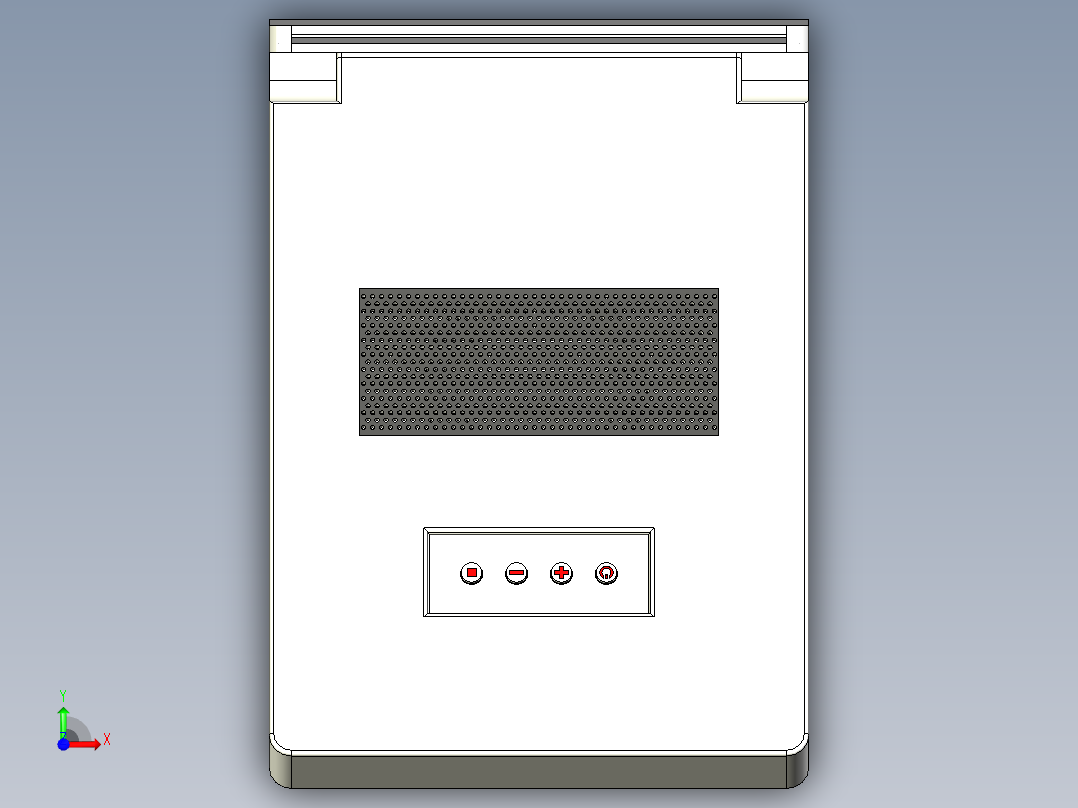 折叠式支付宝盒前视图