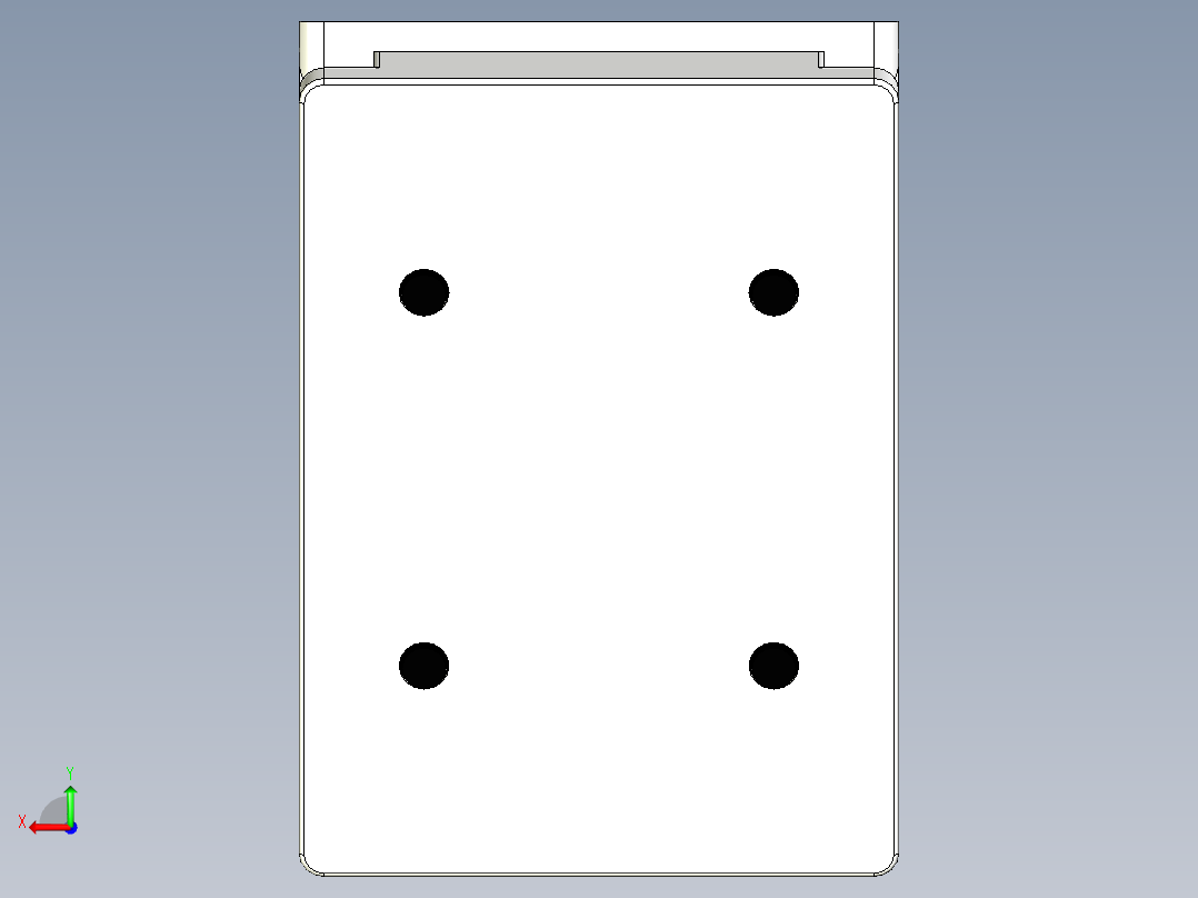 折叠式支付宝盒后视图
