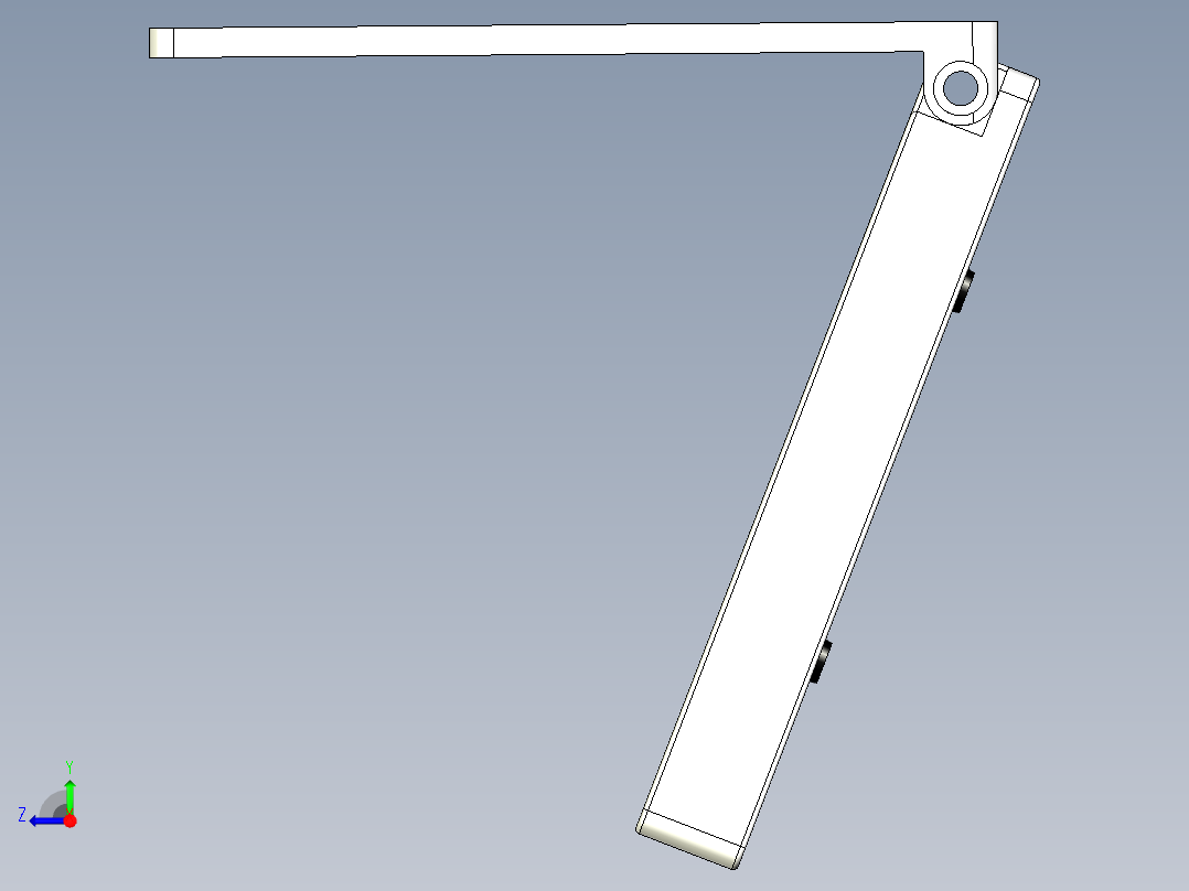 折叠式支付宝盒右视图