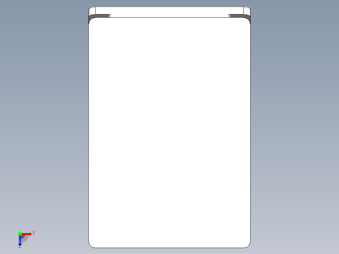 折叠式支付宝盒俯视图