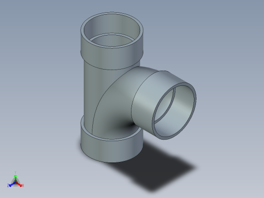 B3004505-2英寸PVC大半径三通（D-LT）配件