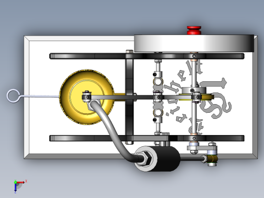 蒸汽机stirling-engine-h1-1831-模型格式为 sw stp俯视缩略图