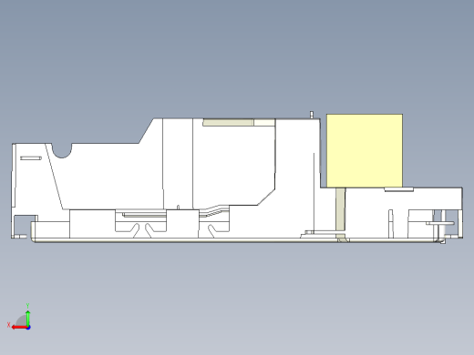 分体式空调室外机印刷电路板盖后视缩略图