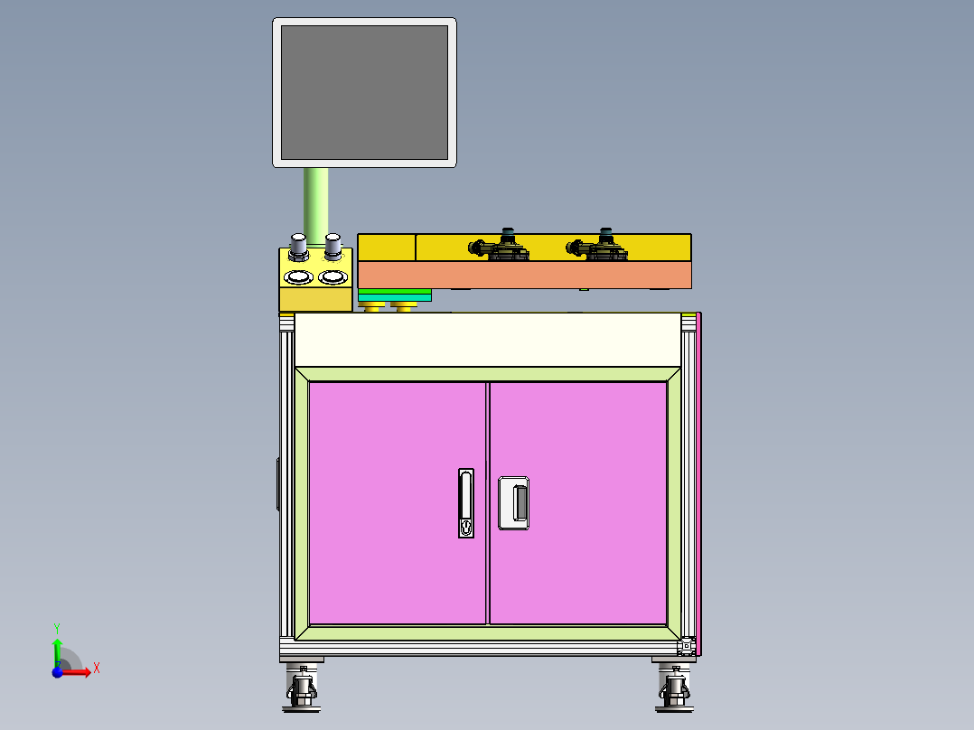 水泵电路板波峰焊接机前视图