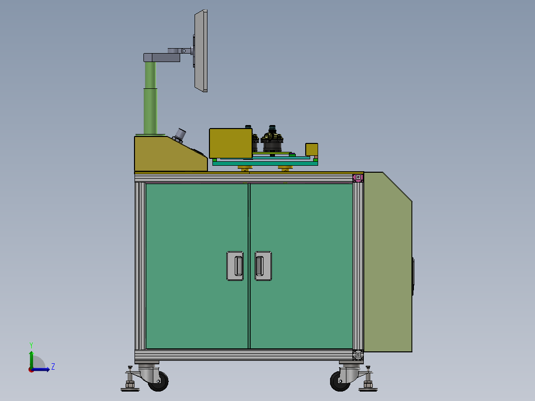 水泵电路板波峰焊接机左视图