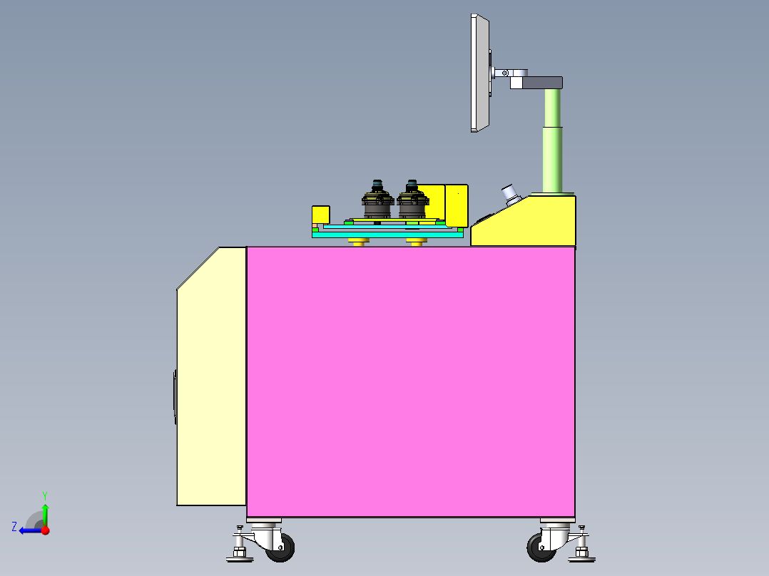 水泵电路板波峰焊接机右视图