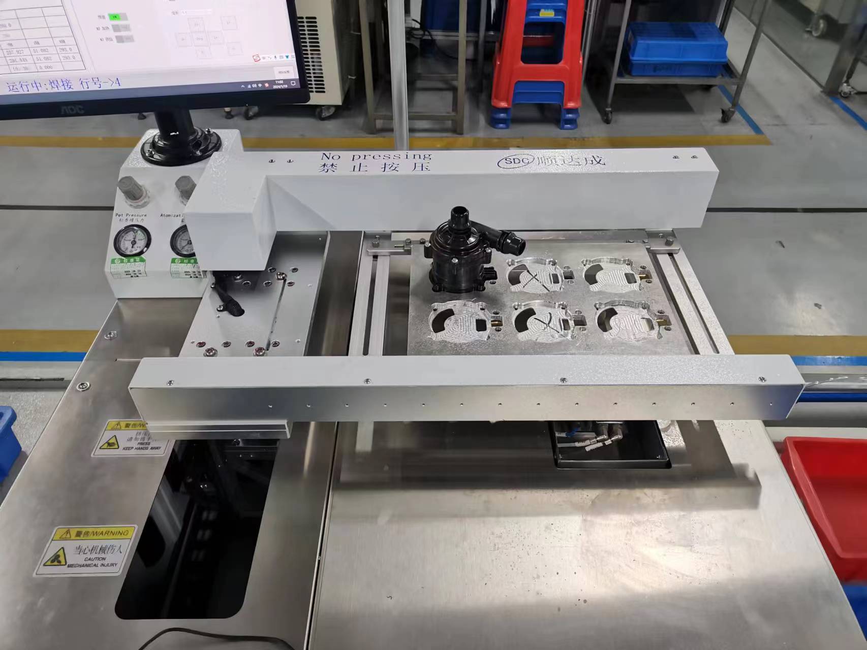 水泵电路板波峰焊接机