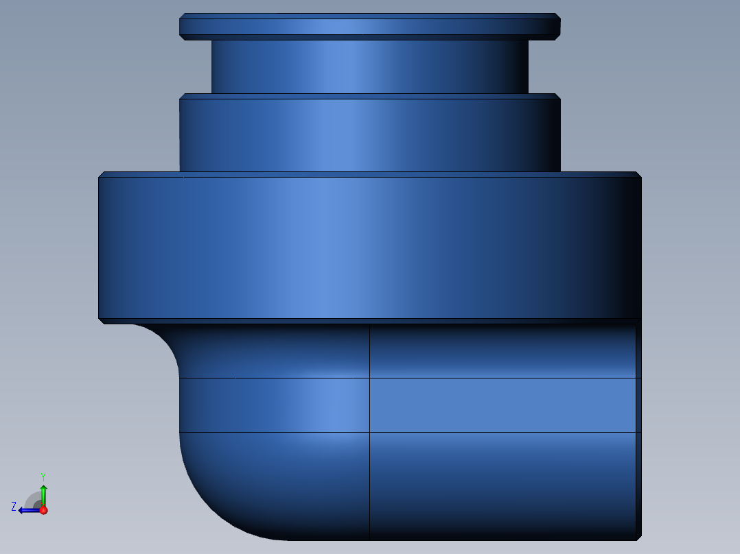三菱EVO上传感器安装架右视图