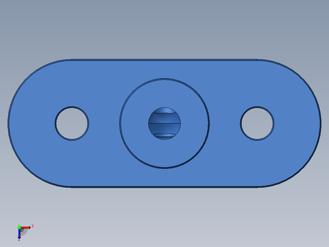 三菱EVO上传感器安装架俯视图