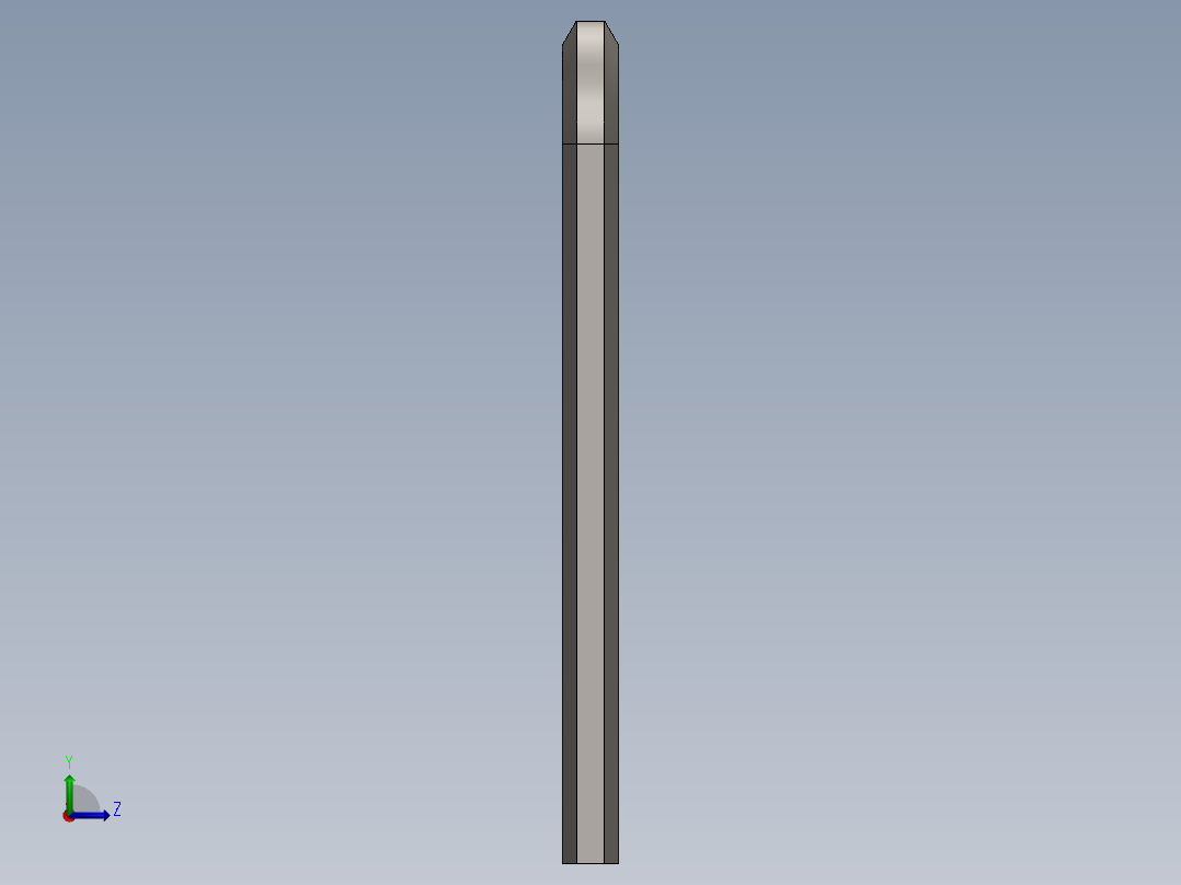 内六角扳手左视图