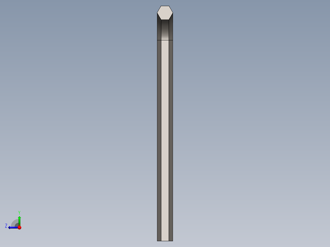 内六角扳手右视图