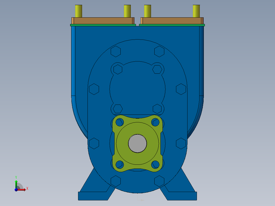 齿轮泵50YHCB-20--1397689--30前视图
