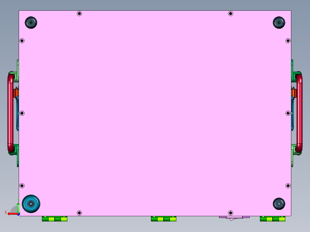 高度测量快速定位装置后视图