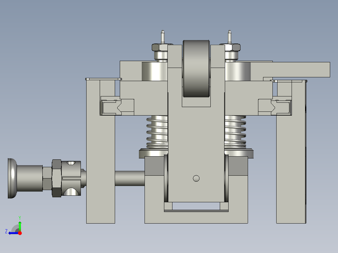 料带自动拉料装置右视图