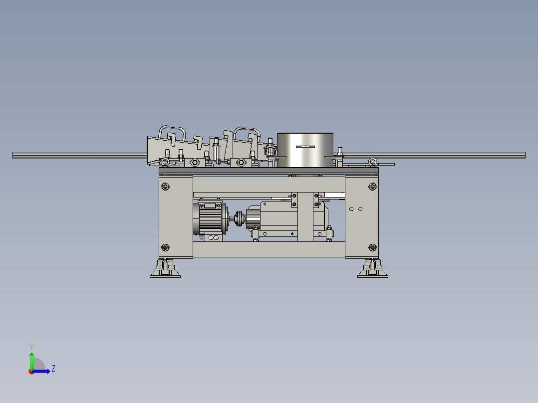 全连续式冷连轧机左视图