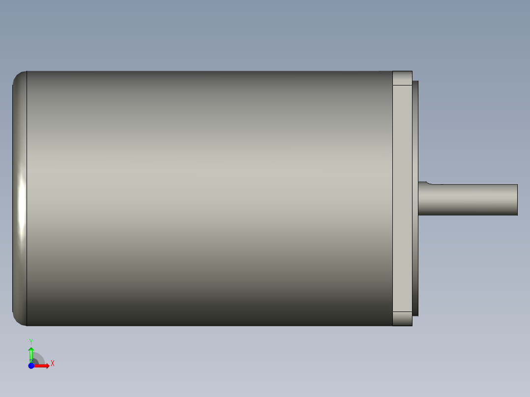 圆轴马达60WH前视图