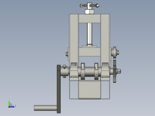 异型钢管生产的折弯设备左视缩略图