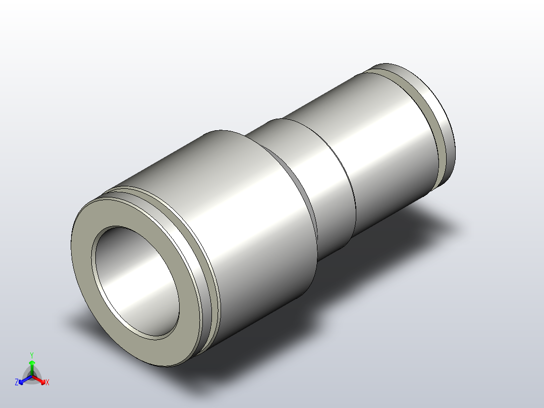快插接头NPQH-D-Q12-Q8-P10正等轴测图