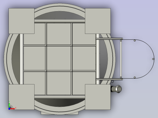 石灰粉纯碱活性炭料仓前视缩略图