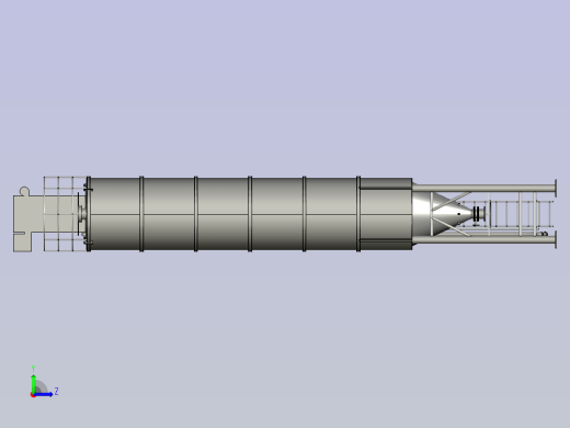 石灰粉纯碱活性炭料仓左视缩略图
