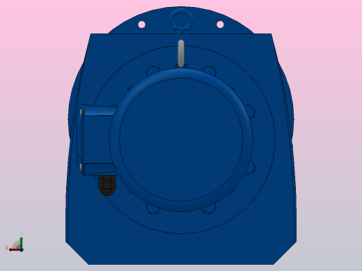 RF167法兰轴伸式安装斜齿轮减速机RF167-Y30-4P-200L-M1-0°-Φ660后视缩略图