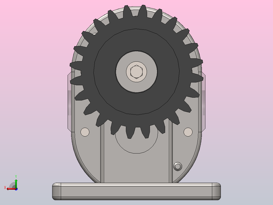 齿轮泵02后视图